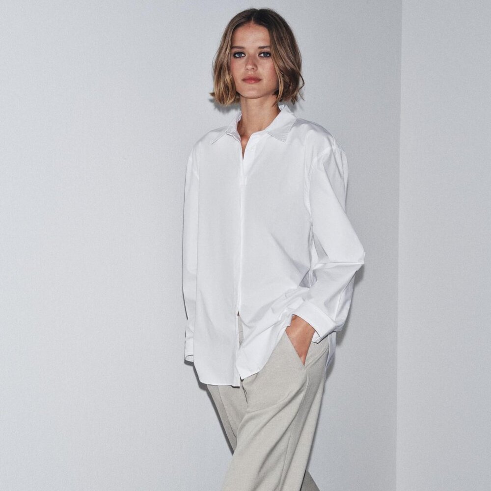 ZW COLLECTION POPLIN SHIRT